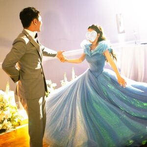 Cinderella-inspired dress